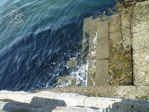 Stairs that disappear into the ocean