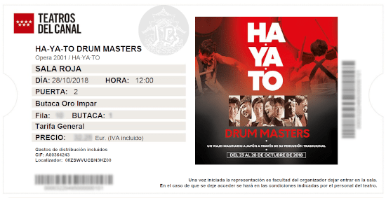 Hayato Premium Ticket I found by chance