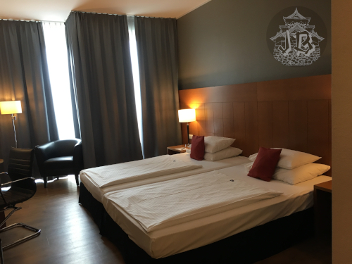 Huge bedroom at the hotel