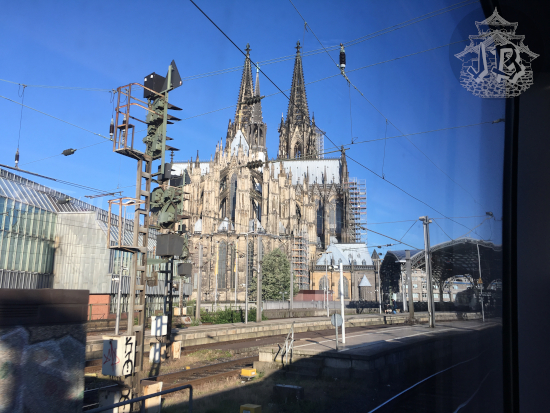 Cologne Dome from the train