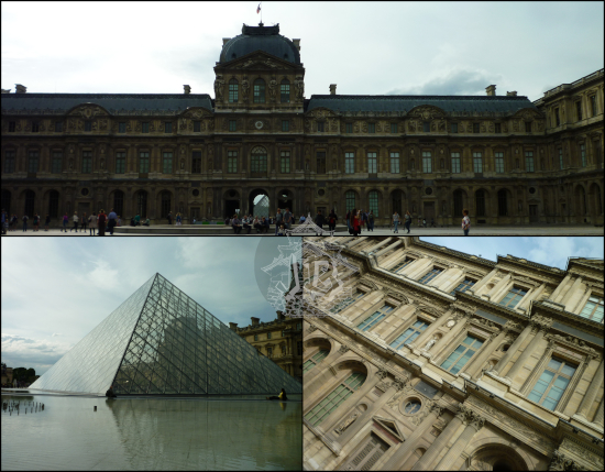 The Louvre palace from the outside
