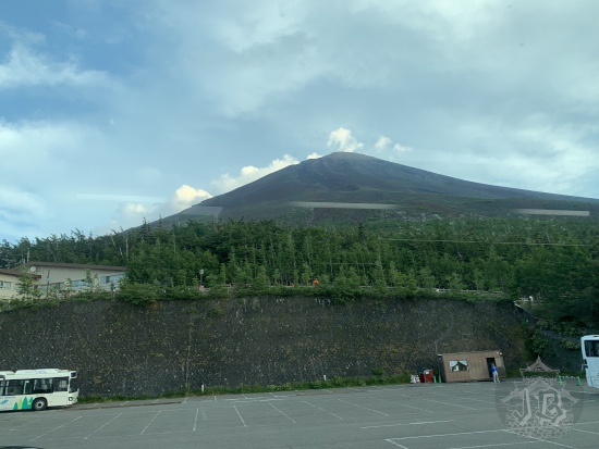 From the Fifth Station, looking up at the summit.
