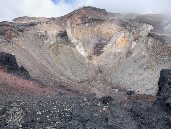 Crater of Mount Fuji
