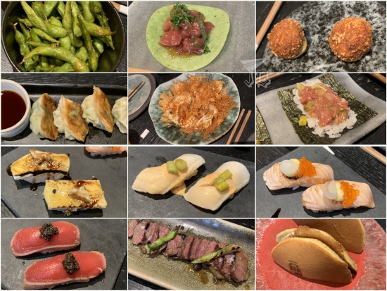 Chef's choice menu at Nomo Madrid