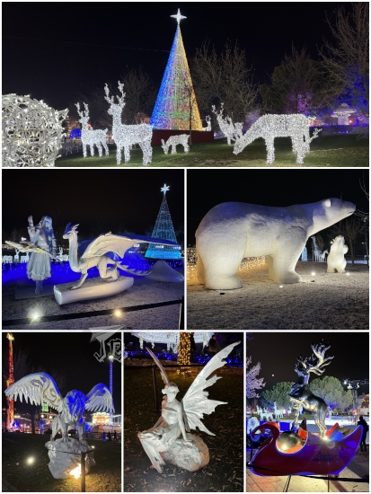 Parque Magicas Navidades Torrejon Frozen mountain