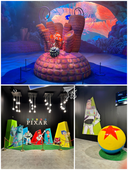 Pixar World Spain: Finding Nemo, photocall, Pixar ball