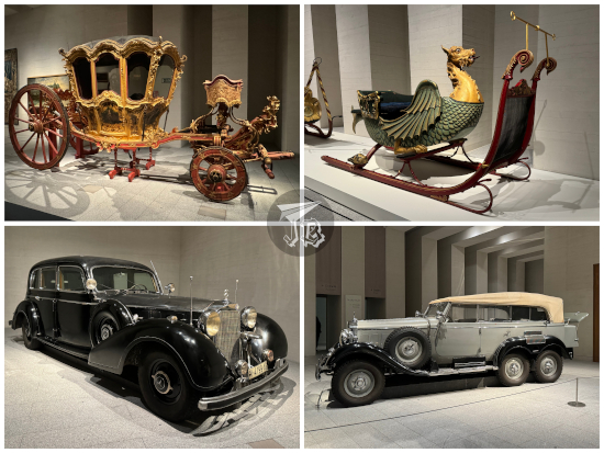 Royal Collection Galleries - chariots and cars