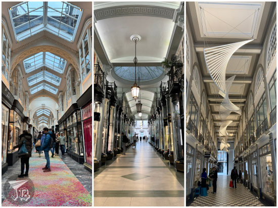 High-end London shopping arcades