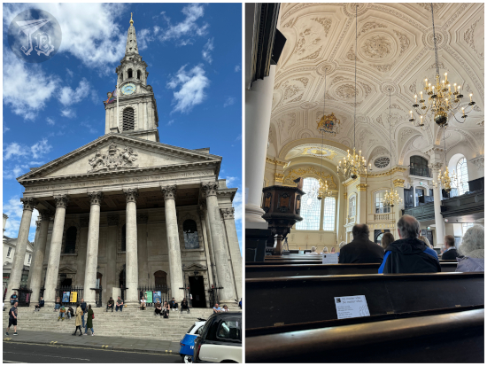 The church of St Martin in the Fields