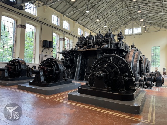 Warehouse containing the old underground engines
