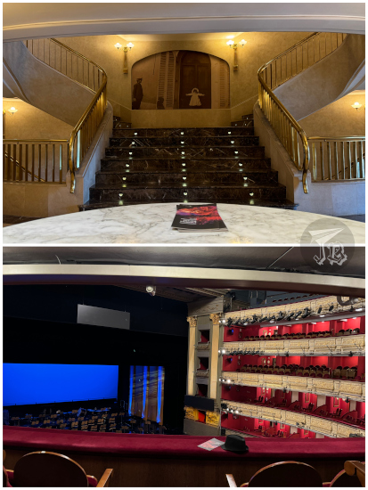 Teatro Real: stairs and interior