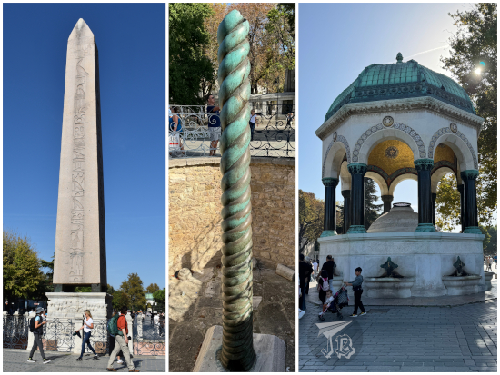 Monuments at Istanbul hyppodrome