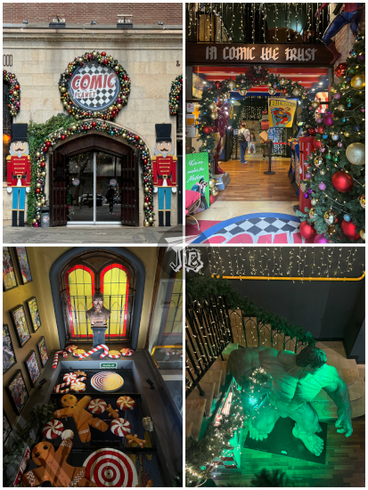 Comic Planet Christmas decoration