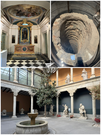 San Isidro Museum: chapel, well, and courtyard