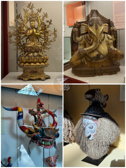 Religious icons and traditional masks