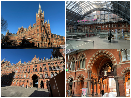 St Pancras international train station