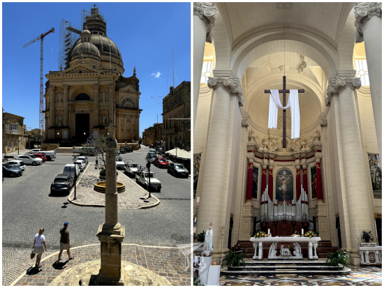 Neoclassical church with a dome