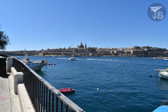 Views of Valletta across the bay