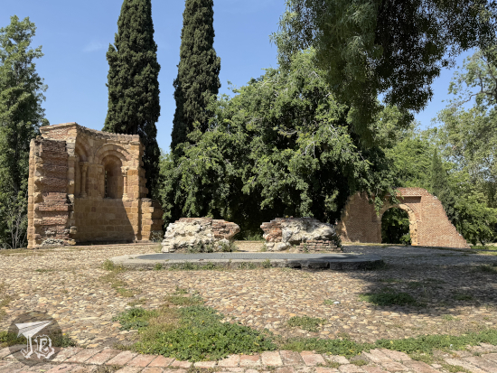 Ruins of the Romanesque church Ruinas de San Pelayo y San Isidoro, in brick