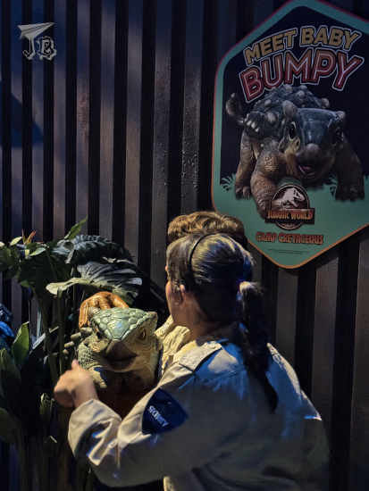 Jurassic World The Exhibition Baby Bumpy the ankylosaurus