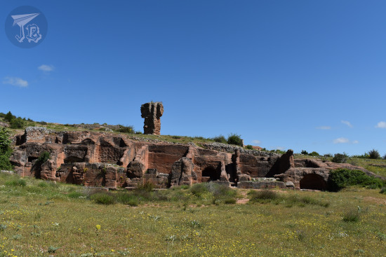 Tiermes: Houses built from the rock outwards