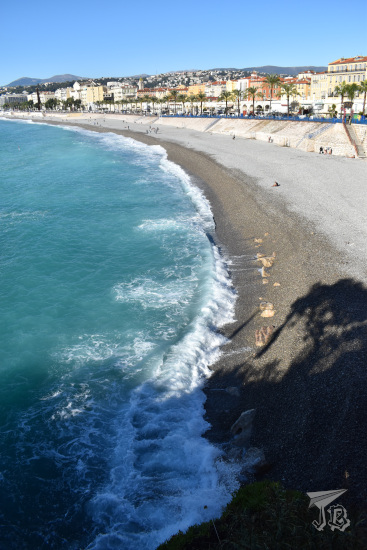 Nice beaches, with waves breaking.