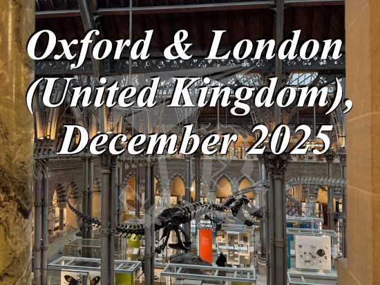 Oxford And London Trip Dec'25 Intro.