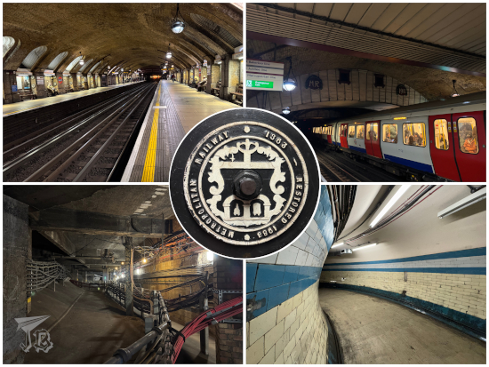 Baker Street Station hidden tour - platforms, and abandoned tunnels.