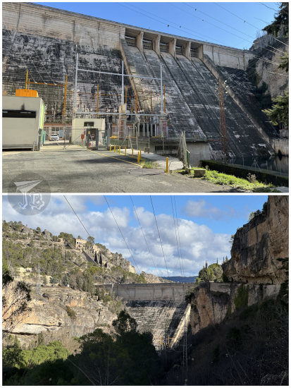 Humongous river dam