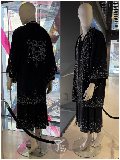 Long jacket with crystals sporting Hyde's logo: the four letters of his name superimposed